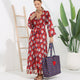 Ella Robe | Floral Red