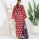 Ella Robe | Floral Red