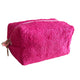 Daisy Towel Pouch | Hot Pink