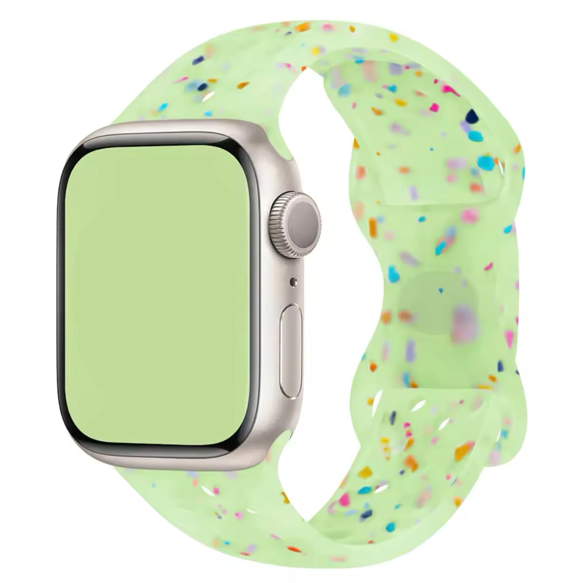 Confetti jelly watch strap | green, the best gift gifts for her from Inna carton online store dubai, UAE!