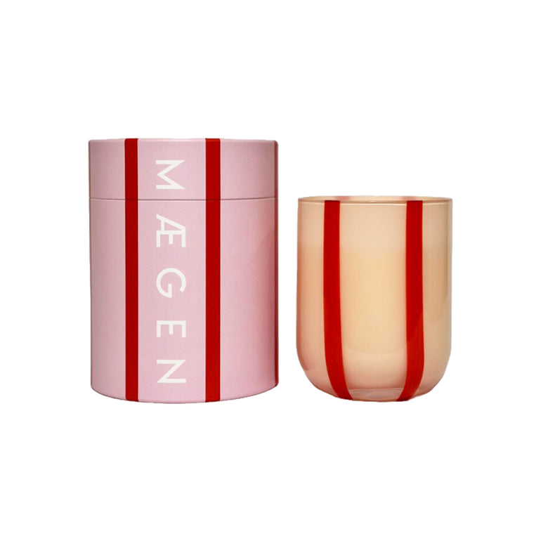 Attina Glass Candle Red & Pink, the best customize gift and gifts for her and for him from Inna Carton online shop Dubai, UAE!