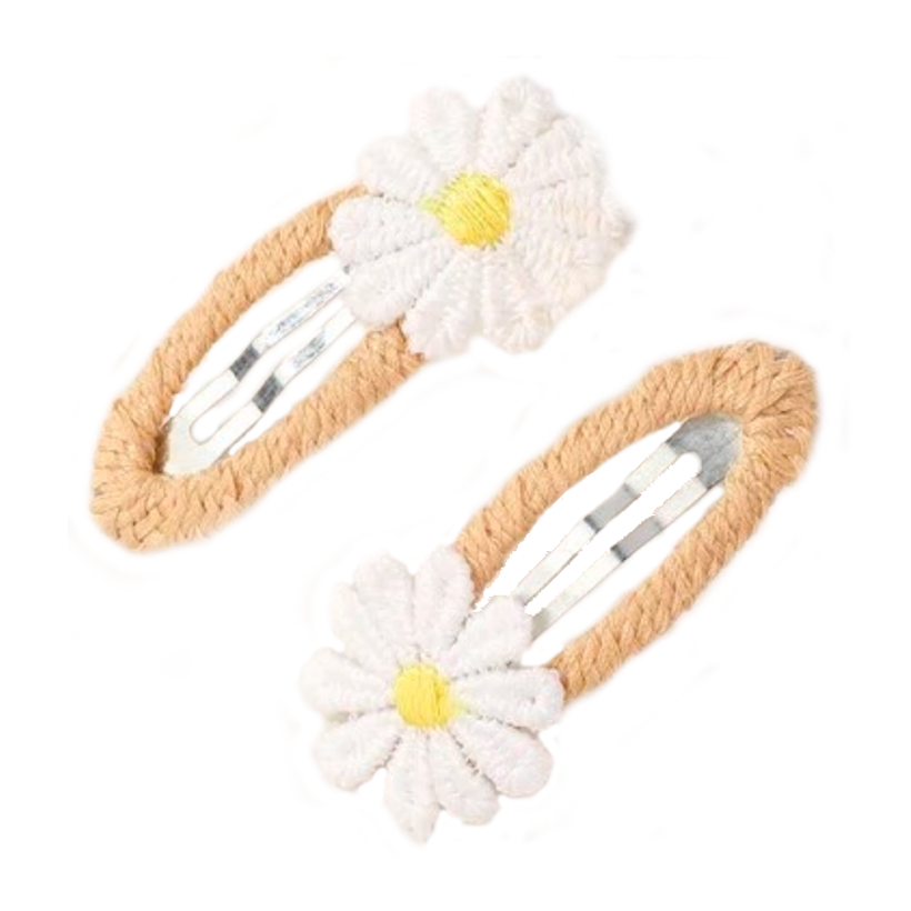 Crochet Daisy Clip Sunshine, the best customize gift and gifts for her and for him from Inna Carton online shop Dubai, UAE!