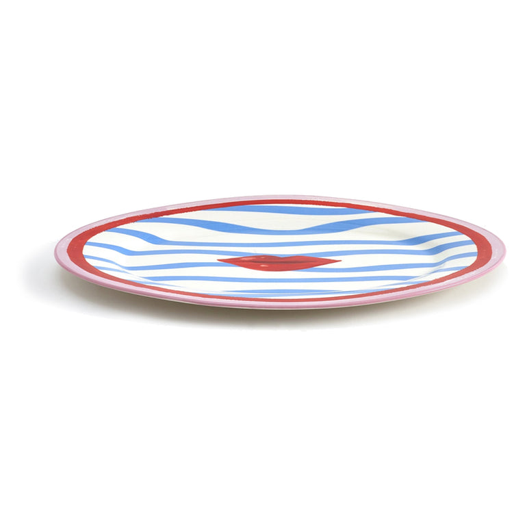 Eleanor Bowmer Electric Coast Lips Serve Platter, the best customize gift and gifts for her and for him from Inna Carton online shop Dubai, UAE!