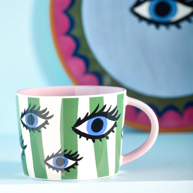 Eleanor Bowmer Electric Coast Eye mug, the best customize gift and gifts for her and for him from Inna Carton online shop Dubai, UAE!