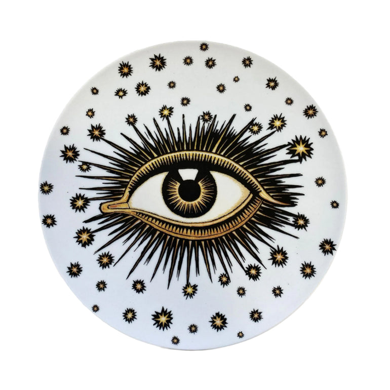 Eye Plate White, the best customize gift and gifts for her and for him from Inna Carton online shop Dubai, UAE!