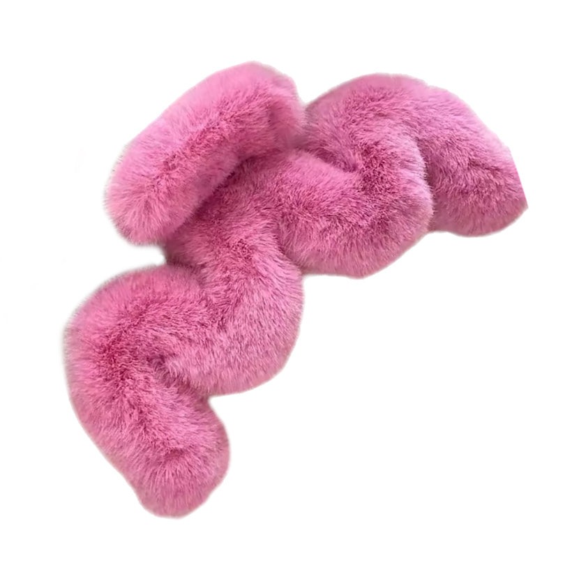 Furry Hair Clip Pink, the best customize gift and gifts for her and for him from Inna Carton online shop Dubai, UAE!