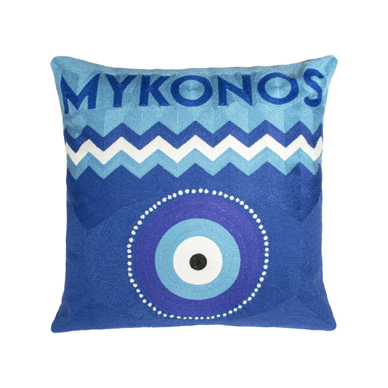 Mykonos Pillow, the best customize gift and gifts for her and for him from Inna Carton online shop Dubai, UAE!