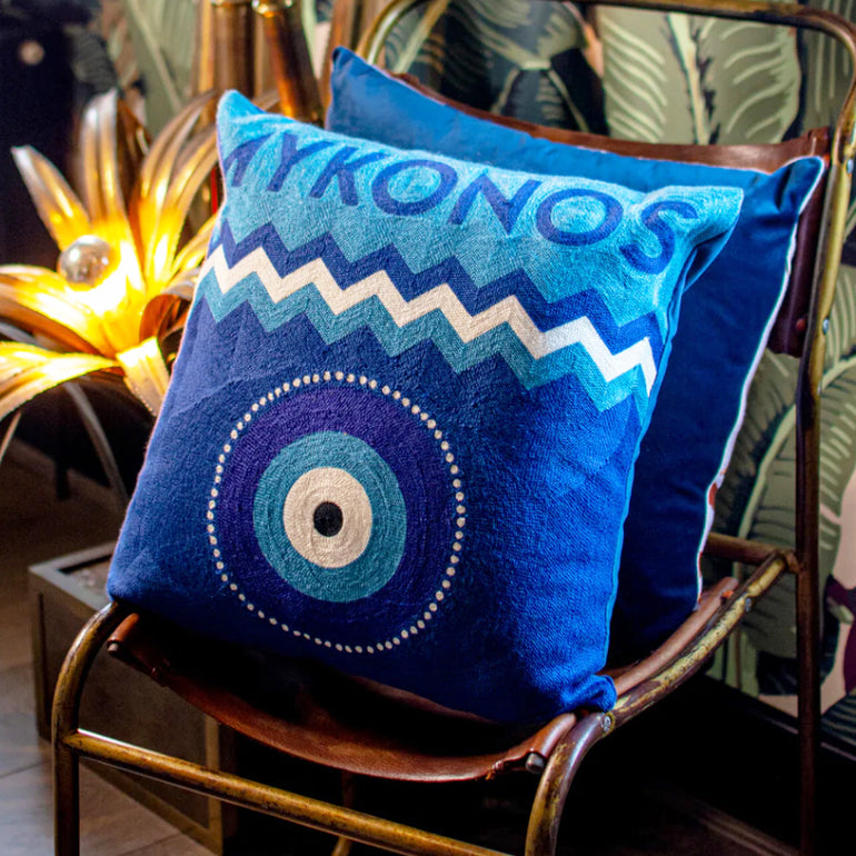 Mykonos Pillow, the best customize gift and gifts for her and for him from Inna Carton online shop Dubai, UAE!