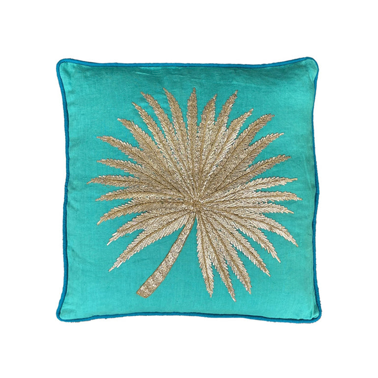 Palm Cushion Mint, the best customize gift and gifts for her and for him from Inna Carton online shop Dubai, UAE!