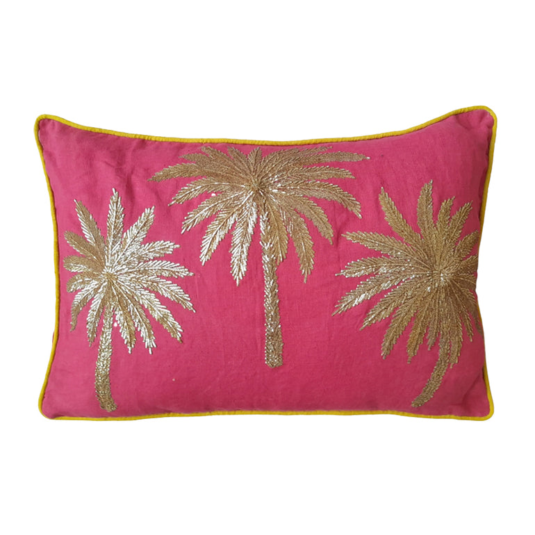 Palm Cushion Pink, the best customize gift and gifts for her and for him from Inna Carton online shop Dubai, UAE!