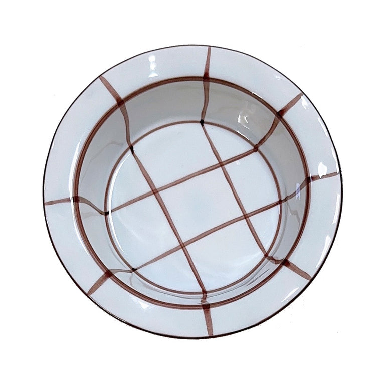 Plaid Bowl White, the best customize gift and gifts for her and for him from Inna Carton online shop Dubai, UAE!