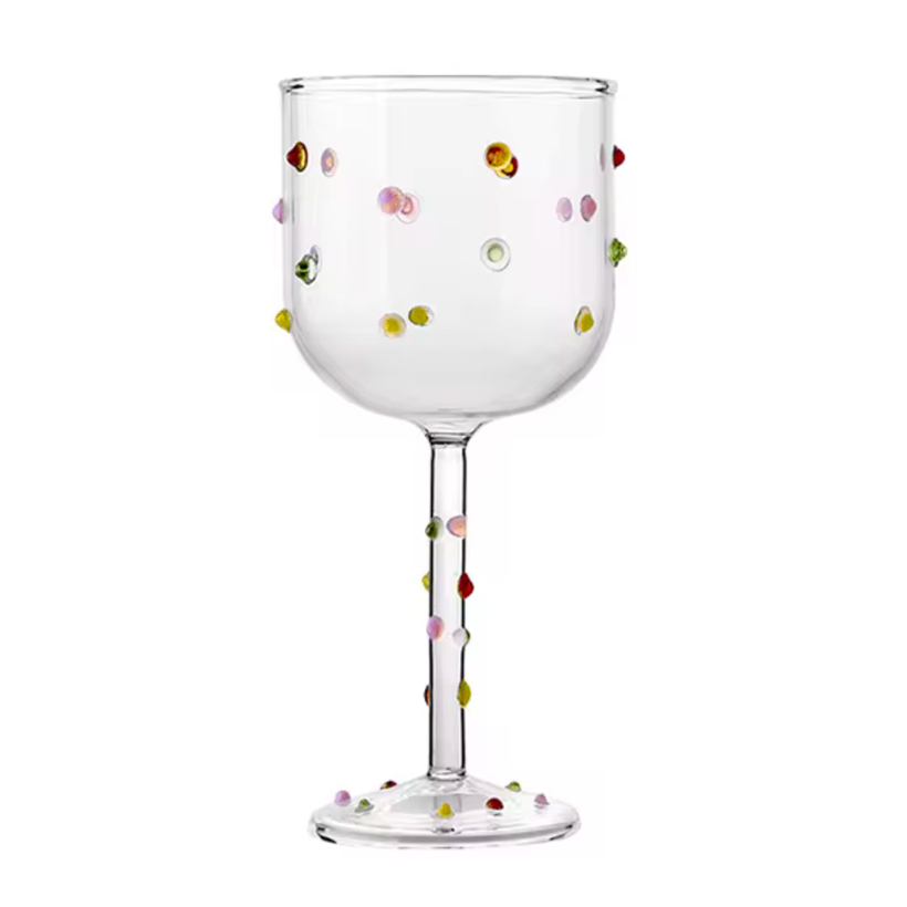 Polka Stem Glass, the best customize gift and gifts for her and for him from Inna Carton online shop Dubai, UAE!