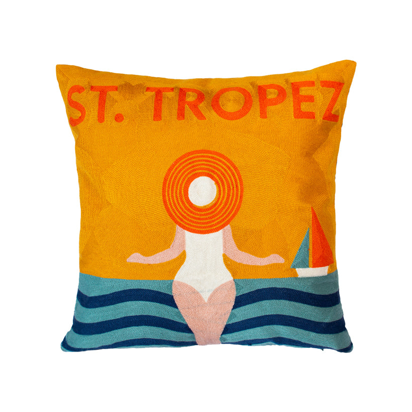 St Tropez Pillow, the best customize gift and gifts for her and for him from Inna Carton online shop Dubai, UAE!