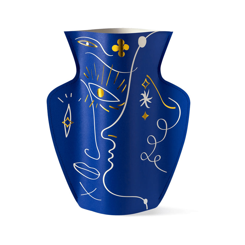 Visage Paper Vase, shop the best Christmas gift gifts for her for him from Inna carton online store dubai, UAE!